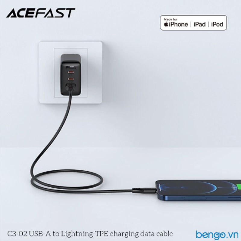  Cáp ACEFAST Lightning Dài 1.2m - C3-02 