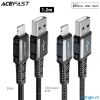 Cáp ACEFAST Lightning MFi Đầu Nối Hợp Kim Nhôm Dài 1.2m - C1-02