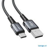  Cáp ACEFAST USB-A To USB-C Đầu Nối Hợp Kim Nhôm Dài 1.2m - C1-04 