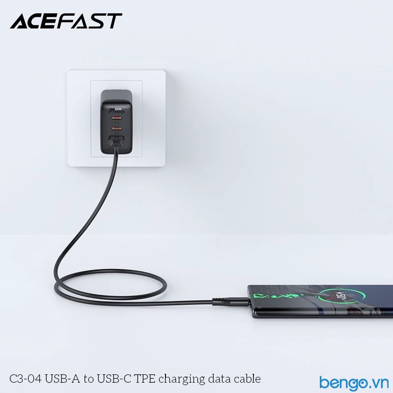  Cáp ACEFAST USB-A To USB-C Dài 1.2m - C3-04 