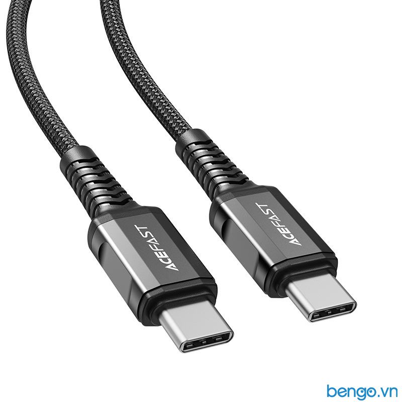  Cáp ACEFAST USB-C To USB-C Đầu Nối Hợp Kim Nhôm Dài 1.2m - C1-03 