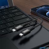  Cáp ACEFAST USB-C To USB-C Đầu Nối Hợp Kim Nhôm Dài 1.2m - C1-03 