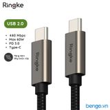  Cáp sạc nhanh RINGKE Fast Charging Basic Cable C-to-C 