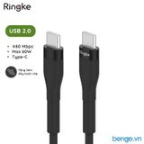 Cáp sạc nhanh RINGKE Fast Charging Pastel Cable C-to-C nhiều màu 