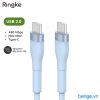 Cáp sạc nhanh RINGKE Fast Charging Pastel Cable C-to-C nhiều màu