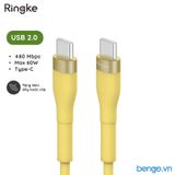  Cáp sạc nhanh RINGKE Fast Charging Pastel Cable C-to-C nhiều màu 