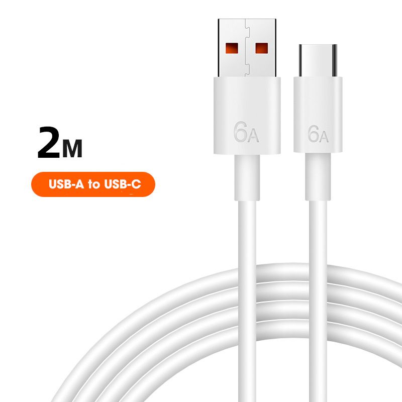  Cáp sạc USB-A to USB-C 6A 66W 