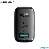  Sạc Nhanh ACEFAST A7 PD3.0 32W 2 Cổng USB-C+ USB-A (US) - Bảo Hành 24 Tháng 