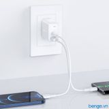  Sạc Nhanh ACEFAST A7 PD3.0 32W 2 Cổng USB-C+ USB-A (US) - Bảo Hành 24 Tháng 