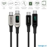  Cáp ACEFAST USB-C To USB-C Màn Hình Kỹ Thuật Số LED Dài 2m - C6-03 