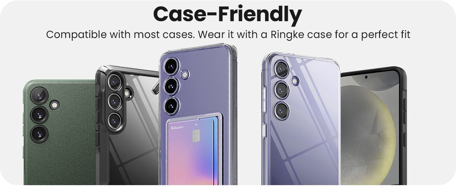  [Combo 2] Dán cường lực chống nhìn trộm Samsung Galaxy S24 / S24 Plus / S24 Ultra RINGKE Easy Slide Privacy Tempered Glass 