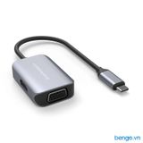  Cổng chuyển HyperDrive 2 in 1 USB-C qua HDMI/VGA 4K - HD-C2HV 