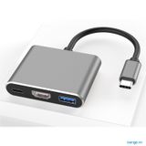  Cáp chuyển USB-C qua HDMI 3 trong 1 hỗ trợ Power Delivery (PD) 