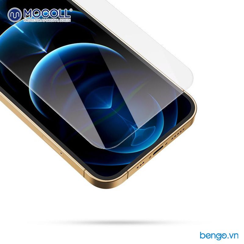  Dán cường lực iPhone 12 Pro Max MOCOLL 2.5D Full màn hình (trong suốt) 