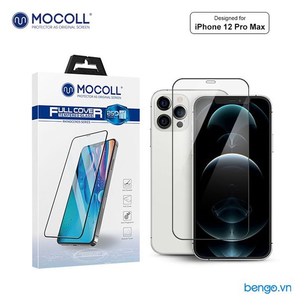  Dán cường lực iPhone 12 Pro Max MOCOLL 2.5D Matte Chống vân tay 