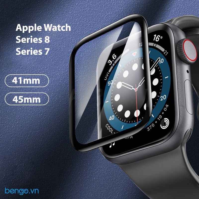  Dán màn hình cường lực Apple Watch Series 8/7 45mm 