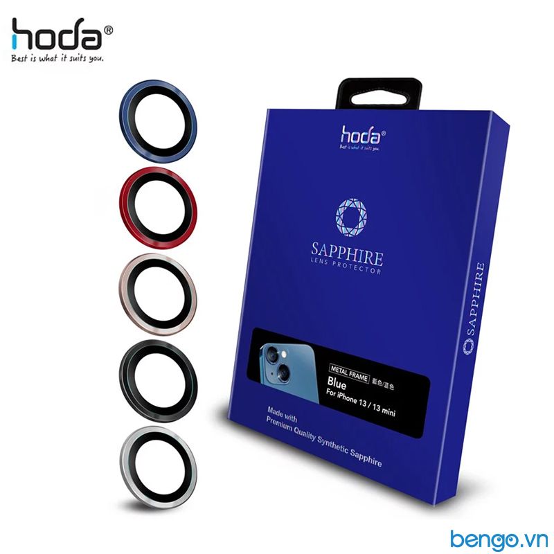  Dán cường lực bảo vệ camera HODA Sapphire iPhone 13/13 Mini 