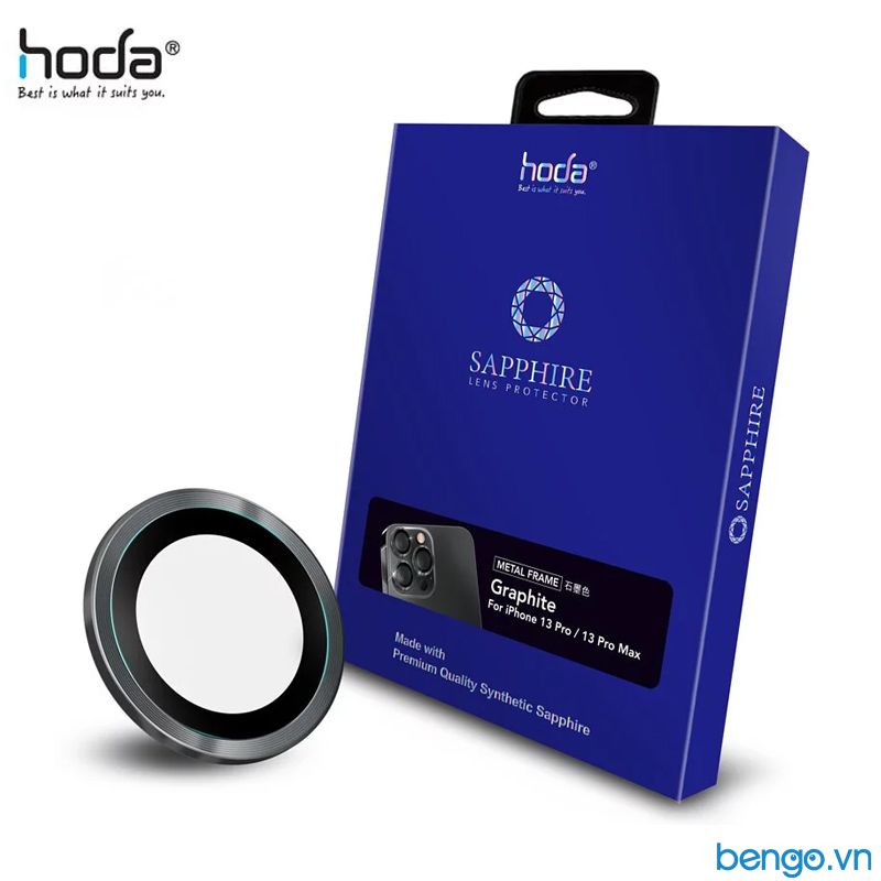  Dán cường lực bảo vệ camera HODA Sapphire iPhone 13 Pro/13 Pro Max 