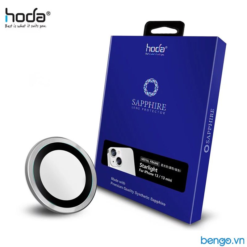  Dán cường lực bảo vệ camera HODA Sapphire iPhone 13/13 Mini 