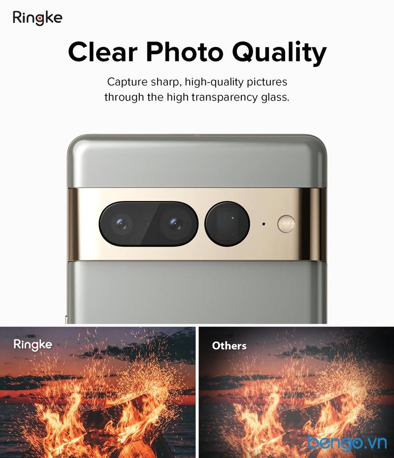  Dán Cường Lực Camera Google Pixel 7 Pro RINGKE (Hộp 3 Miếng) 