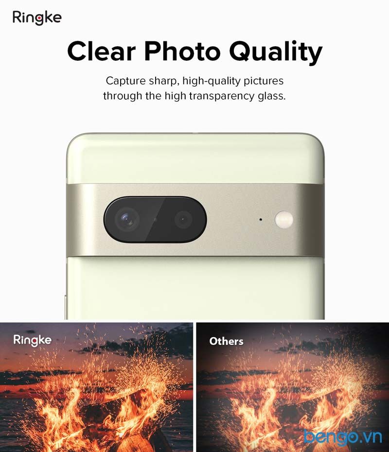  Dán Cường Lực Camera Google Pixel 7 RINGKE (Hộp 3 Miếng) 