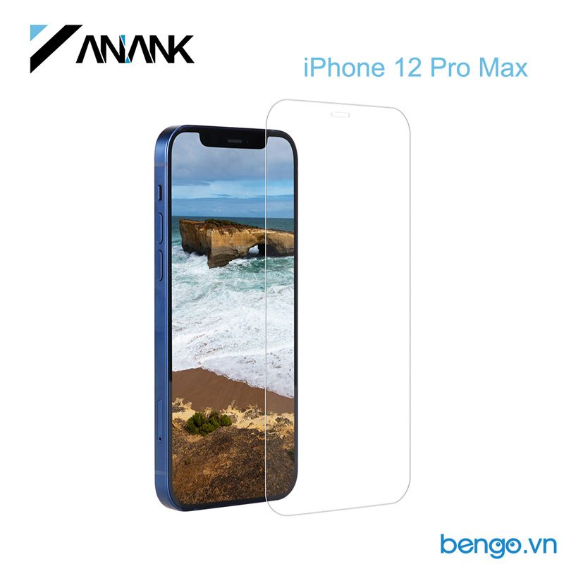  Dán cường lực iPhone 12 Pro Max ANANK 3D Full Clear 