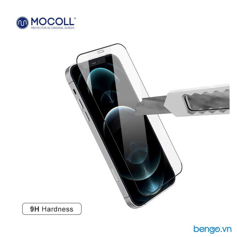  Dán cường lực iPhone 12 Pro Max MOCOLL 2.5D Full màn hình 