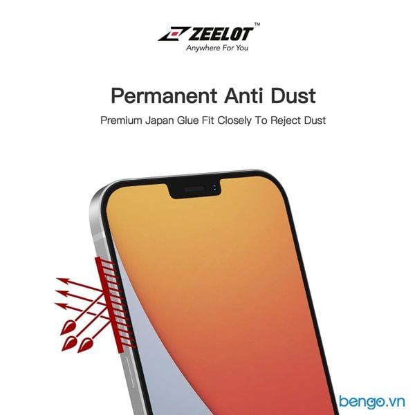  Dán Cường Lực iPhone 12 Pro Max/iPhone 12 Pro/iPhone 12/iPhone 12 Mini Zeelot PureGlass HD Clear (có lưới loa) 