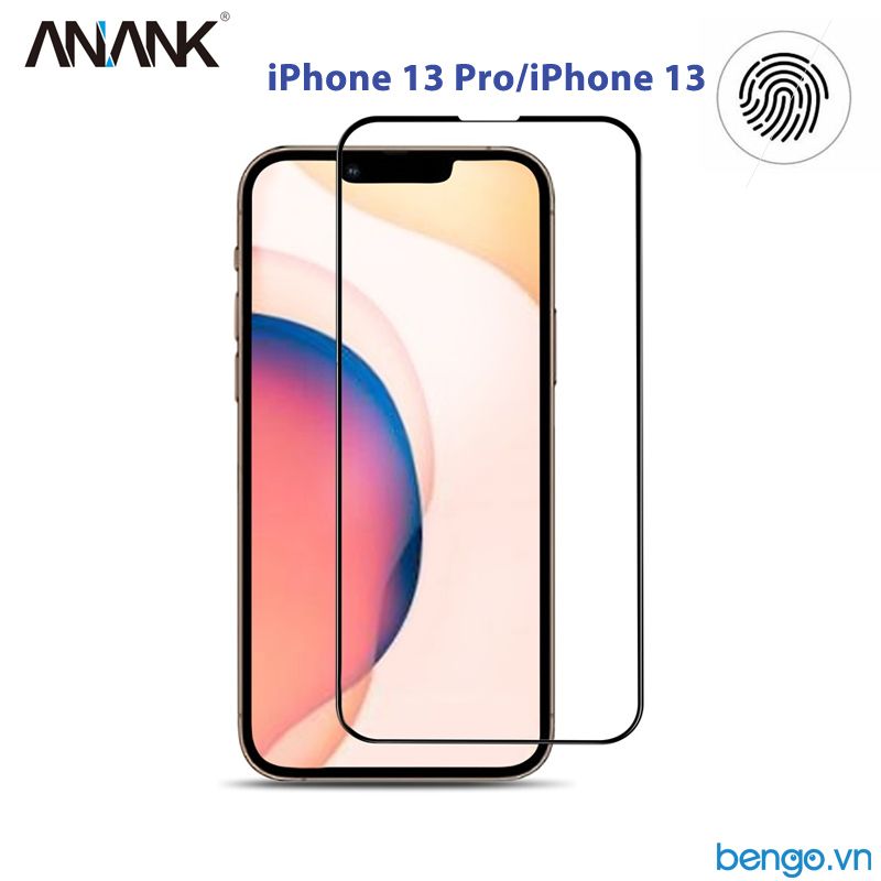  Dán Cường Lực iPhone 13/13 Pro ANANK 2.5D Full Chống Vân Tay 