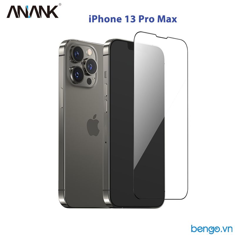  Dán Cường Lực iPhone 13 Pro Max ANANK 2.5D Full Viền Đen 