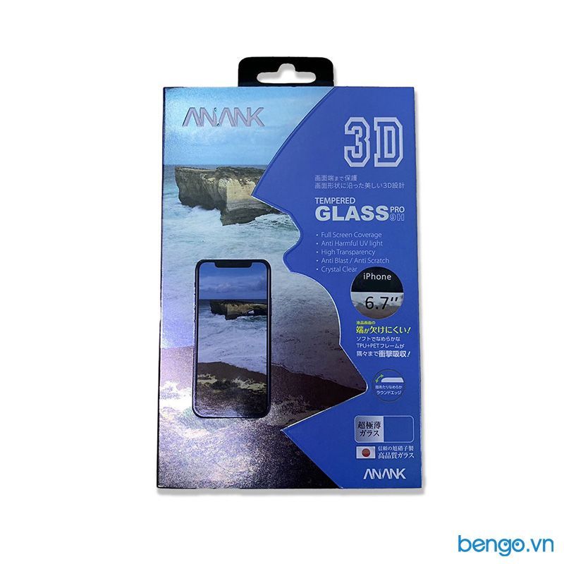  Dán Cường Lực iPhone 13/13 Pro ANANK 3D Full Clear 