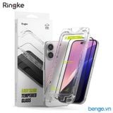  [Combo 2] Dán cường lực iPhone 16 Pro Max/16 Pro/16 Plus/15 Plus/16/15 RINGKE Easy Slide Tempered Glass 