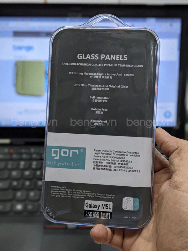  Dán Cường Lực Samsung Galaxy M51 GOR Full Màn Hình (Full Keo) 