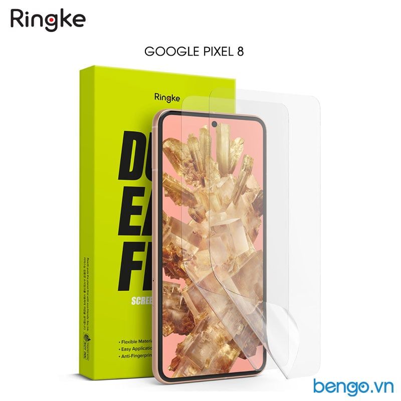  Dán full màn hình Google Pixel 8 Pro / Pixel 8 RINGKE Dual Easy Film 