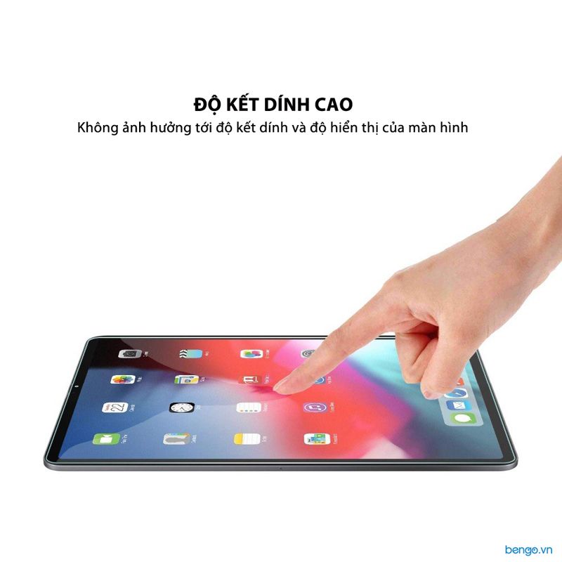  Dán Màn Hình Cường Lực IPad Pro 12.9 Inch 2018/2020 9H 2.5D Siêu Mỏng 