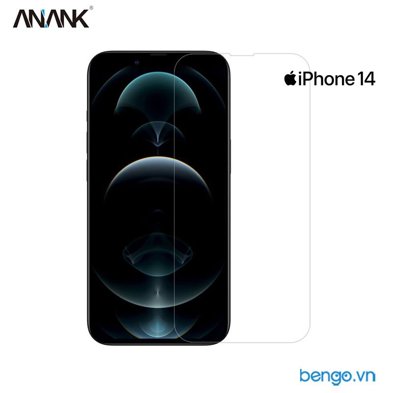  Cường Lực Không Viền IPhone 14/14 Plus/14 Pro/14 Pro Max ANANK Full Clear 