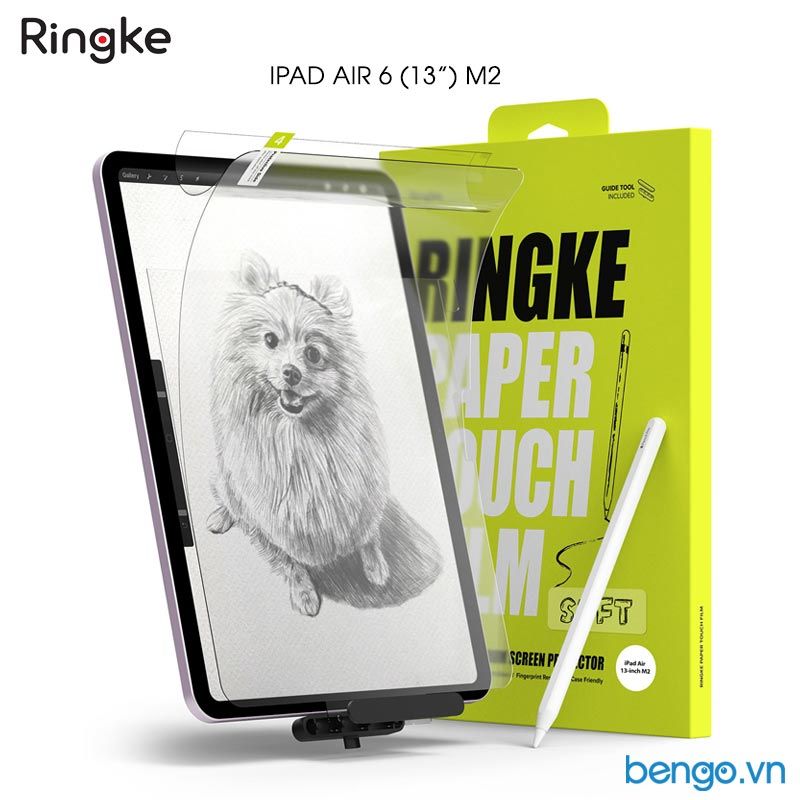  [Combo 2] Dán màn hình iPad Air 6 M3/M2 RINGKE Paper Touch Film 