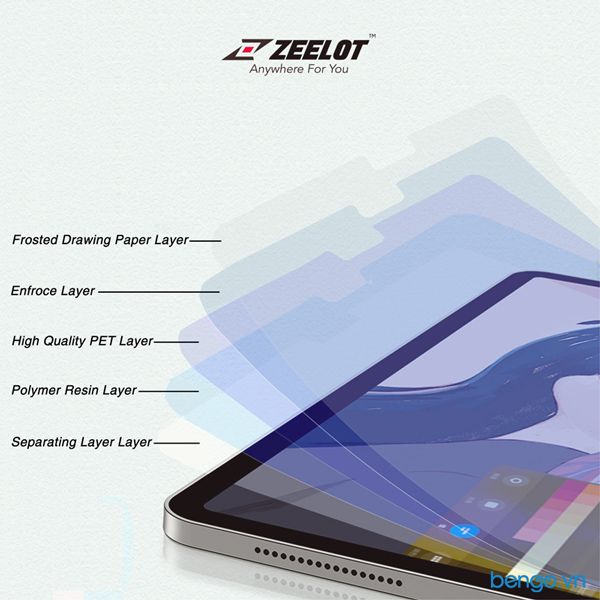  Dán Màn Hình iPad Paper-Like Zeelot Cao Cấp 