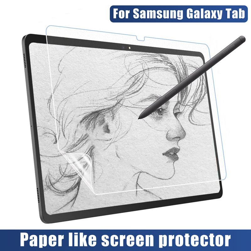 Dán màn hình Samsung Galaxy Tab S9/Tab S9 Plus/Tab S8/Tab S8 Plus/Tab S8 Ultra/Tab S9 Ultra/Tab S7/S7 Plus Paper-like chống vân tay 