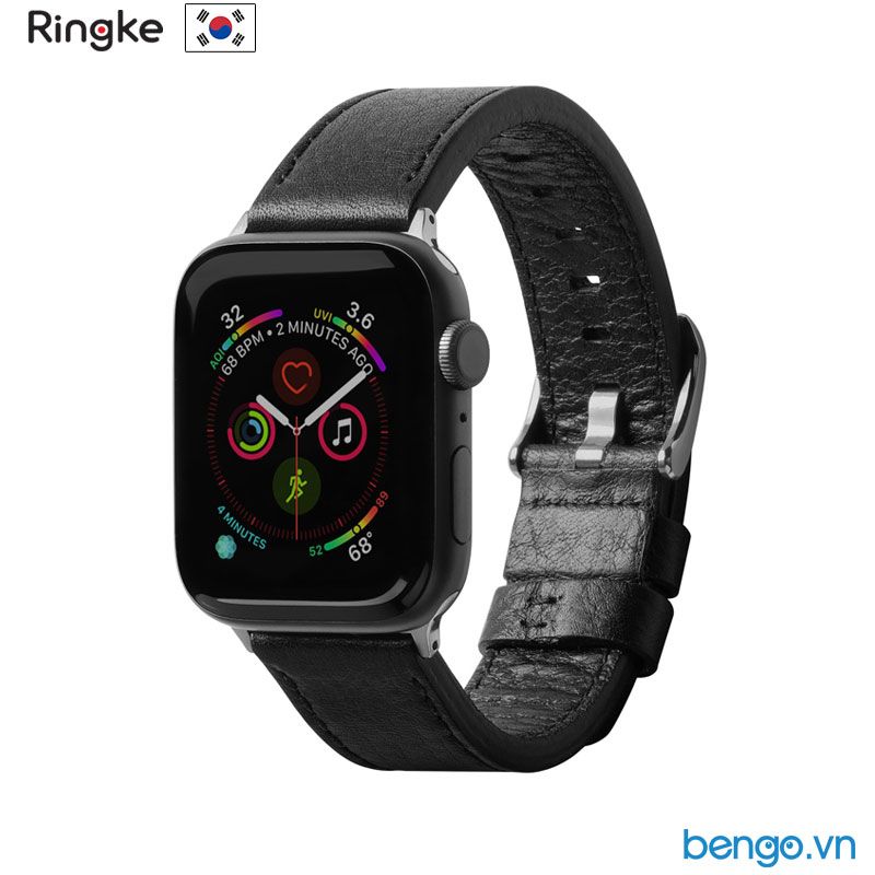  Dây Đeo Apple Watch 45mm / 44mm / 42mm RINGKE Leather One Classic 