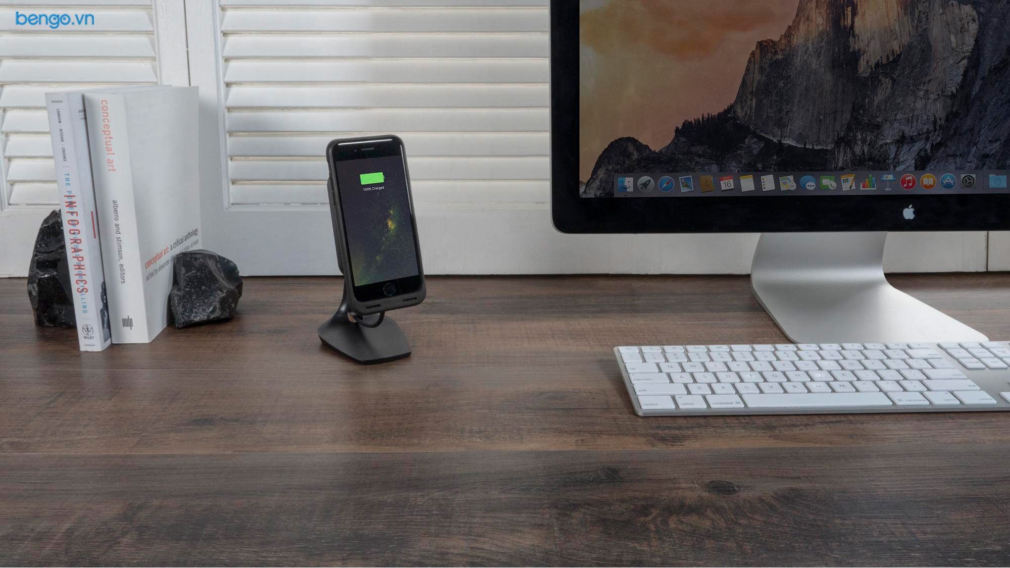  Đế Sạc Không Dây Charge Force Desk Mount Mophie 