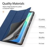  Bao da Samsung Galaxy Tab S10 FE Plus Duxducis Domo Series có ngăn đựng bút 