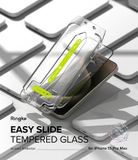  [Combo 2] Dán cường lực kèm khung dán iPhone 15 Pro Max RINGKE Easy Slide Tempered Glass 