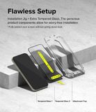  [Combo 2] Dán cường lực kèm khung dán iPhone 15 Pro Max RINGKE Easy Slide Tempered Glass 