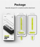  [Combo 2] Dán cường lực kèm khung dán iPhone 15 Pro Max RINGKE Easy Slide Tempered Glass 