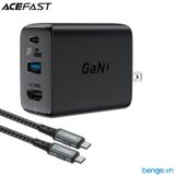  Sạc nhanh ACEFAST A19 GaN 65W cổng USB-C + USB-A + HUB (US) - Bảo hành 24 tháng 