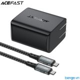 Sạc nhanh ACEFAST A19 GaN 65W cổng USB-C + USB-A + HUB (US) - Bảo hành 24 tháng 