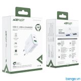 Sạc Nhanh ACEFAST A25 PD3.0 20W 2 Cổng USB-C+USB-A (EU) - Bảo Hành 24 Tháng 
