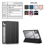  Bao da Lenovo Tab M11 (TB-330FU/TB-330XU) Zaki Smartcover mặt lưng trong suốt 