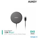  Đế Sạc Nhanh Không Dây AUKEY Aircore Wireless Charger 15W Magnetic Qi Certified - LC-A1 